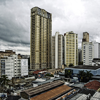 Buy canvas prints of Sao Paulo cityscape by richard pereira