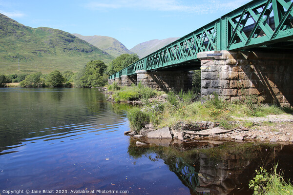 Loch Awe Railway Bridge Picture Board by Jane Braat