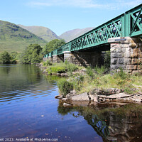 Buy canvas prints of Loch Awe Railway Bridge by Jane Braat