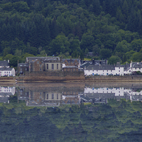 Buy canvas prints of A Haunting Glimpse of Inveraray's Past by Jane Braat