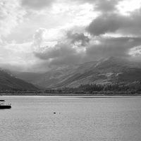 Buy canvas prints of Serenity at Holy Loch by Jane Braat