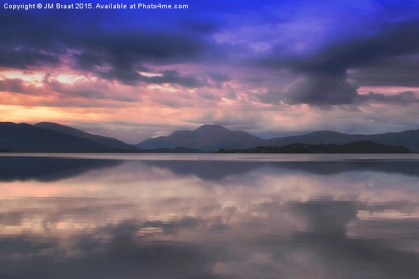 Beauty of Loch Lomond Picture Board by Jane Braat
