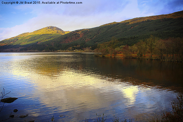 Majestic Loch Eck Picture Board by Jane Braat