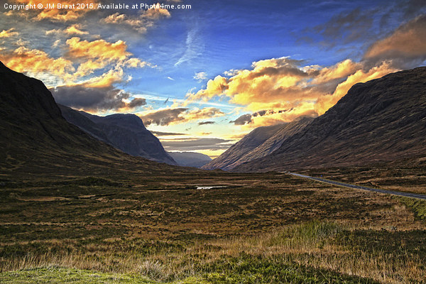 The Mountains of Glen Coe Picture Board by Jane Braat