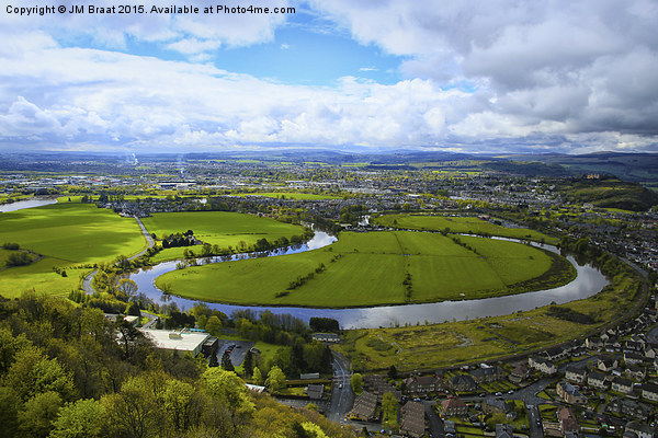 Stirling Battlefield and the River Forth  Picture Board by Jane Braat