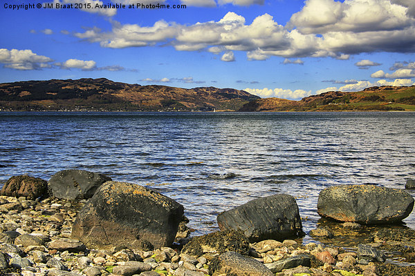 Tranquil Kyles of Bute Picture Board by Jane Braat