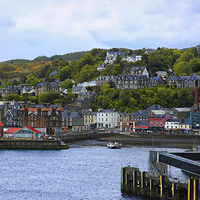 Buy canvas prints of Majestic Oban Seafront by Jane Braat