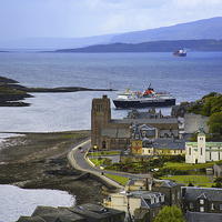 Buy canvas prints of  View from McCaigs Tower, Oban by Jane Braat