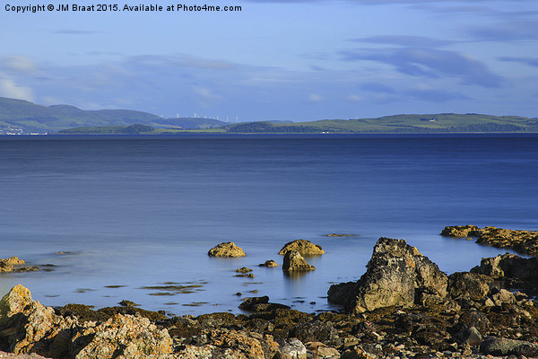 Serenity of Summer on Firth of Clyde Picture Board by Jane Braat