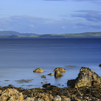 Buy canvas prints of Serenity of Summer on Firth of Clyde by Jane Braat
