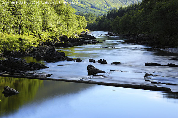  The River Orchy in Summer Picture Board by Jane Braat