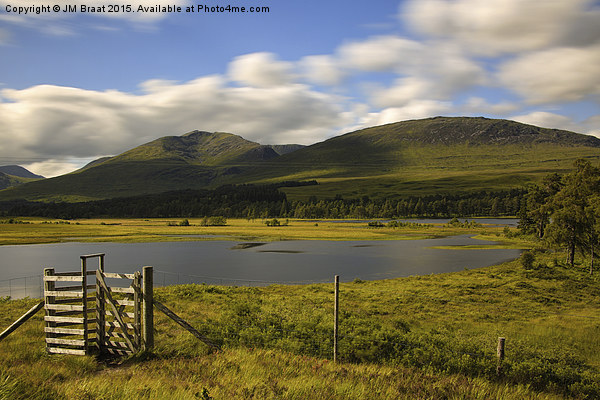 Majestic Scottish Mountain Landscape Picture Board by Jane Braat