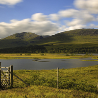 Buy canvas prints of Majestic Scottish Mountain Landscape by Jane Braat