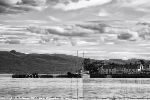 The Scottish Charm of Inveraray's Harbour Picture Board by Jane Braat