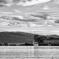 Buy canvas prints of The Scottish Charm of Inveraray's Harbour by Jane Braat