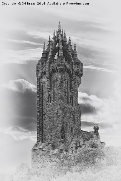 Wallace Monument Picture Board by Jane Braat