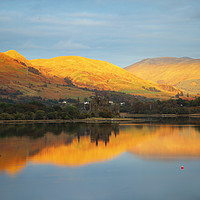 Buy canvas prints of Loch Awe Sunset by Jane Braat
