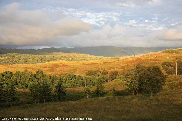 Serene Argyll Scenery Picture Board by Jane Braat