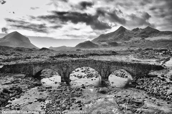 Beauty of the Black Cuillin Mountains Picture Board by Jane Braat