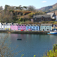 Buy canvas prints of Charming Portree: A Slice of Scottish Heaven by Jane Braat