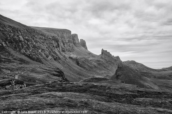 Majestic Quiraing: A Highlands Masterpiece Picture Board by Jane Braat