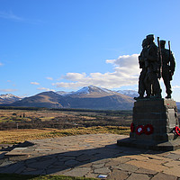 Buy canvas prints of Honouring Sacrifice: The Commando Monument by Jane Braat