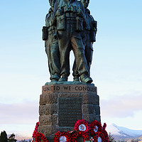 Buy canvas prints of Honouring Allied Troops: The Commando Monument by Jane Braat