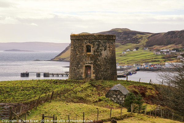 The Mysterious Uig Tower Picture Board by Jane Braat