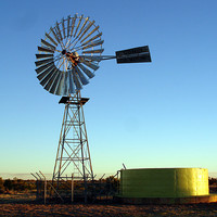 Buy canvas prints of Australian Comet Windmill by Gwion Healy