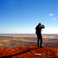 Buy canvas prints of Summit of Uluru by Gwion Healy