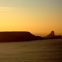Buy canvas prints of Worms head at dusk by Gwion Healy