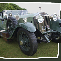 Buy canvas prints of Rolls Royce Tourer - 1925 by pete barker