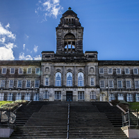 Buy canvas prints of Wirral Town Hall by Mark  Clair