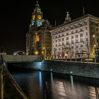 Buy canvas prints of Liverpool Liver buildings by Mark  Clair