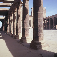 Buy canvas prints of The Philae Temple by Jacqueline Burrell