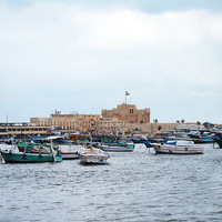 Buy canvas prints of The Citadel of Qaitbay, Alexandria by Jacqueline Burrell