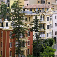Buy canvas prints of Ottoman Houses in Beirut, Lebanon by Jacqueline Burrell