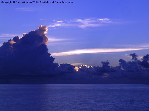 Blue Sea Blue Sky. Picture Board by Paul Williams