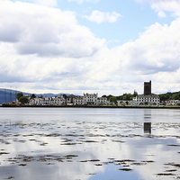 Buy canvas prints of Inveraray Town Reflections by Paul Williams