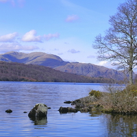 Buy canvas prints of Coniston Water in Cumbria by Paul Williams