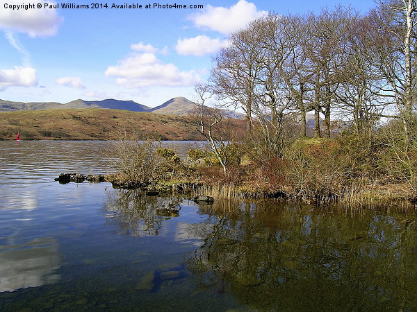 Early Spring on Coniston Water Picture Board by Paul Williams