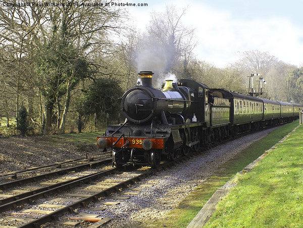 Saturday Afternoon Steam Train Picture Board by Paul Williams