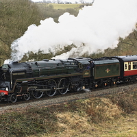 Buy canvas prints of Enthusiasts Steam Train Special by Paul Williams