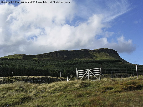 A Farm Gate on Skye Picture Board by Paul Williams