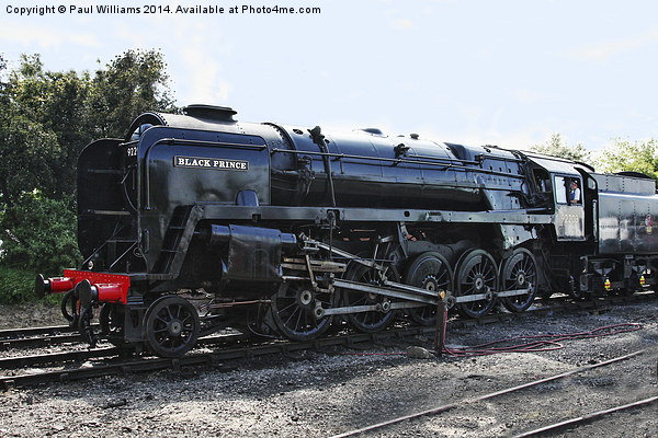 9F 2-10-0 Black Prince Picture Board by Paul Williams