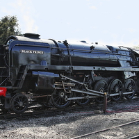 Buy canvas prints of 9F 2-10-0 Black Prince by Paul Williams