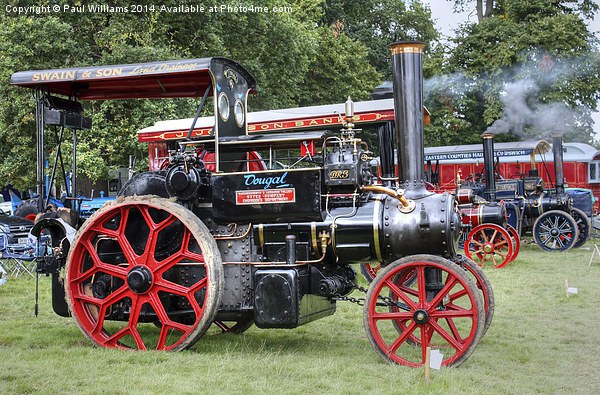 Steam Fair & Vintage Vehicle Rally Picture Board by Paul Williams