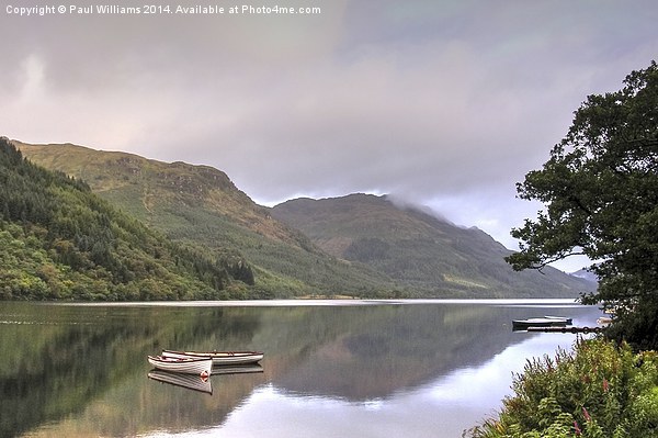 Calm & Tranquility on Loch Fyne Picture Board by Paul Williams