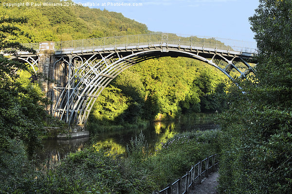The Iron Bridge Picture Board by Paul Williams