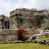 Buy canvas prints of Mayan Ruins at Tulum by Paul Williams